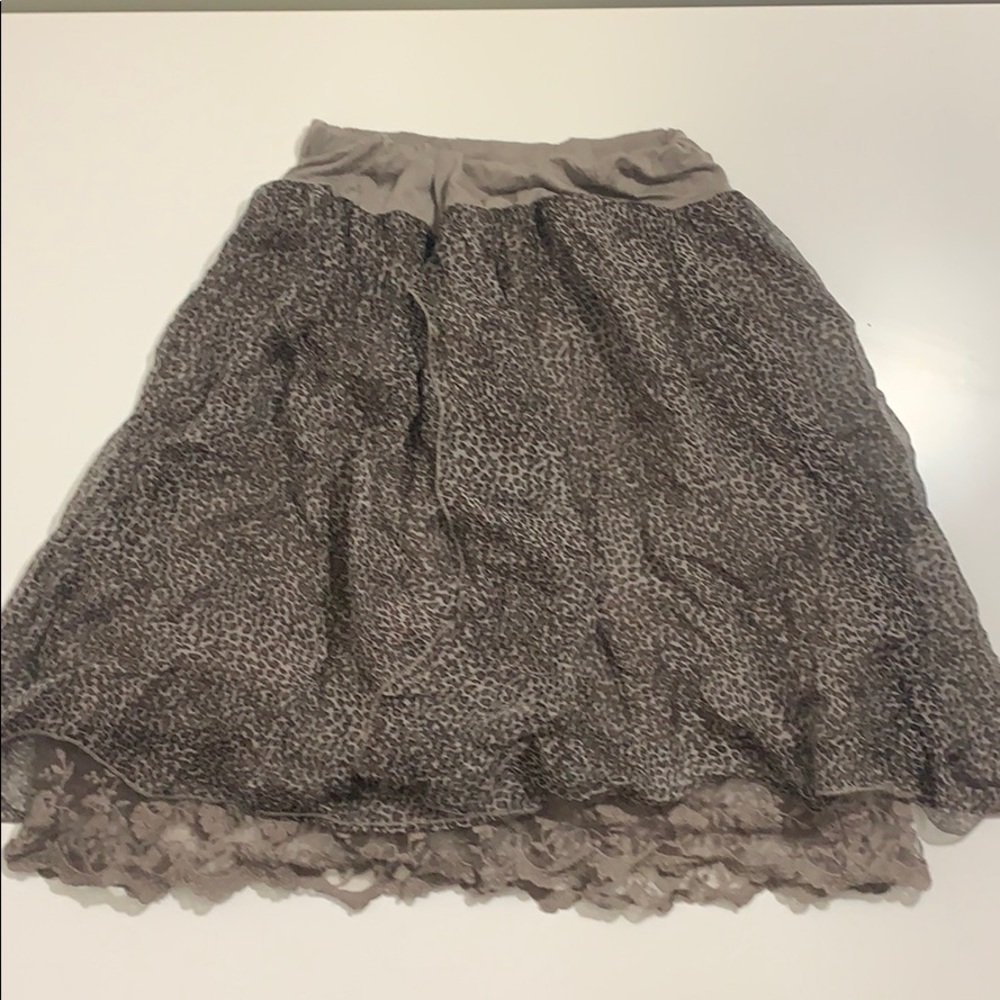 Carla conti leopard print mini skirt